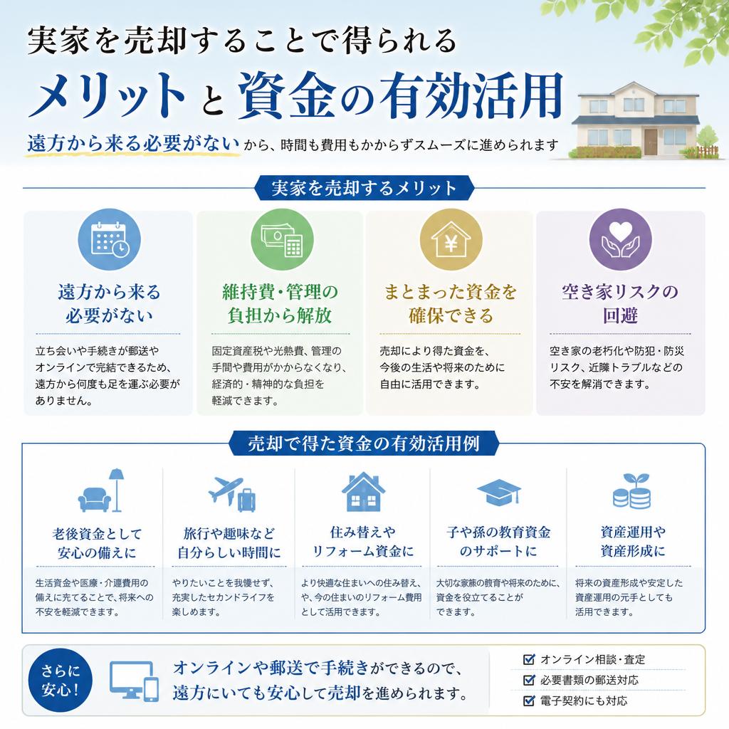 不動産の売却がもたらすメリット