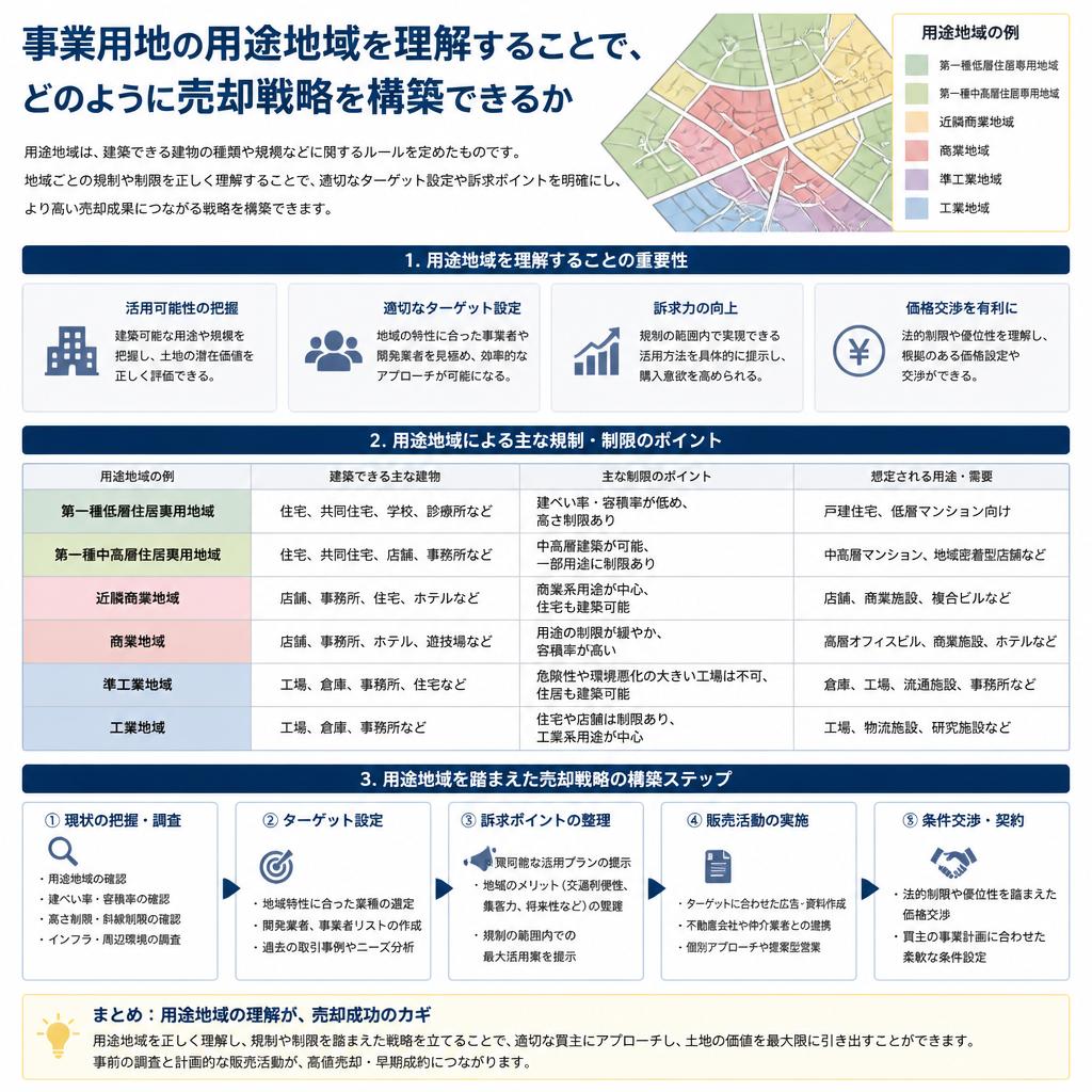 用途地域の理解—売却戦略を立てる