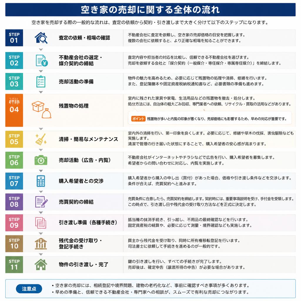 不動産売却の流れ