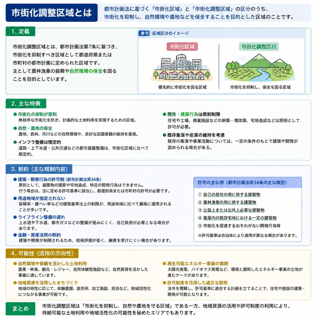 2. 市街化調整区域とは？