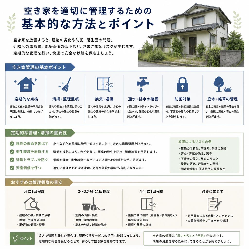 空き家の管理方法