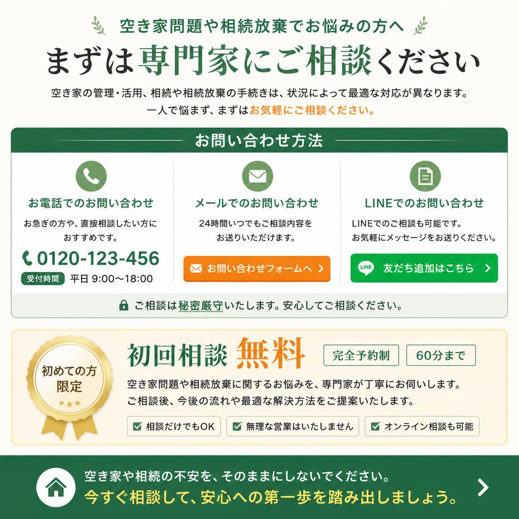 無料相談・お問い合わせ