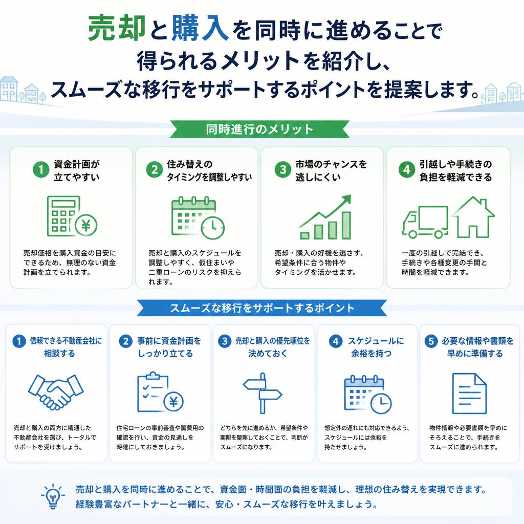 売却同時進行のメリット