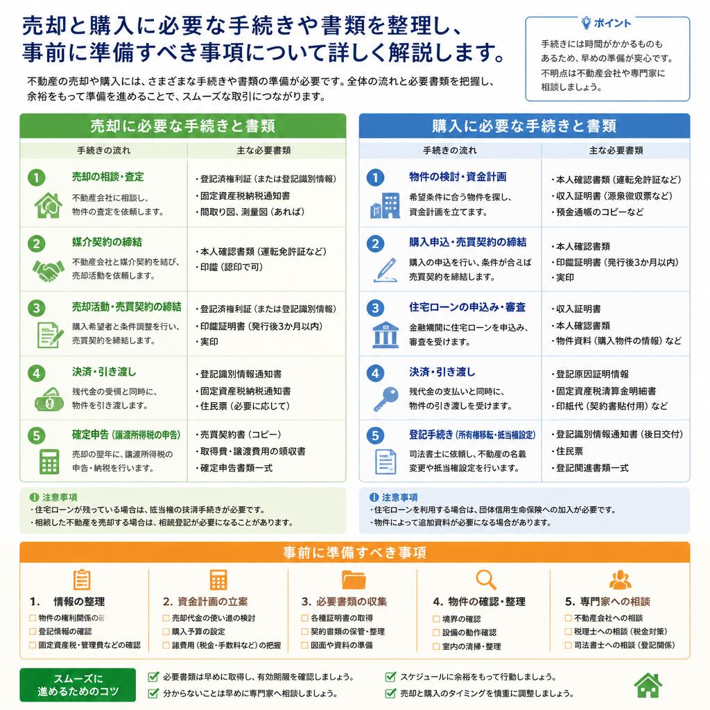 スムーズな手続きのために
