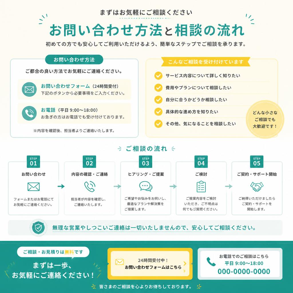 今すぐご相談を！