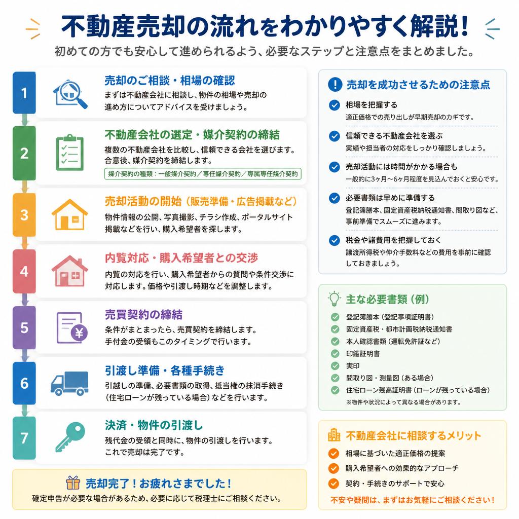 4. スムーズな売却の流れ
