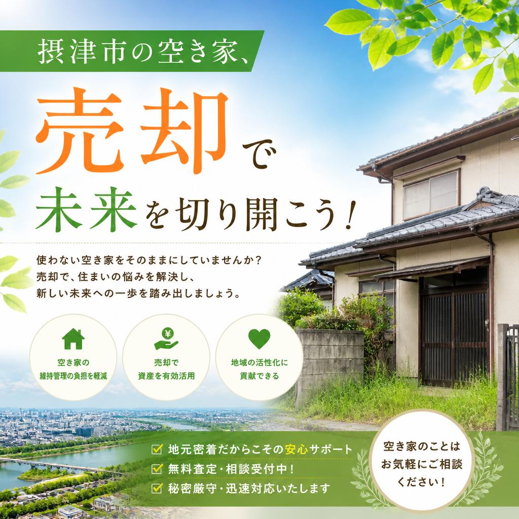 摂津市の空き家、売却で未来を切り開こう！