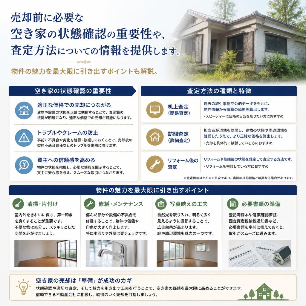 空き家の状態を確認しよう