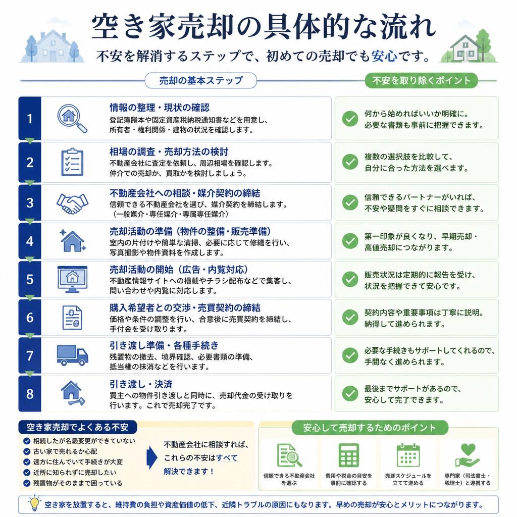 スムーズな売却手続きの流れ
