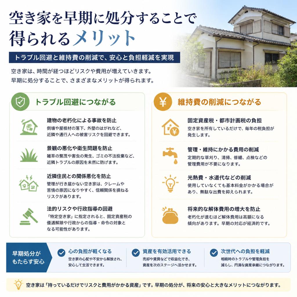 早期処分のメリット