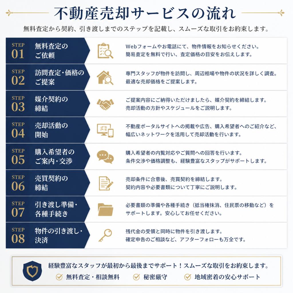 4. 売却の流れ