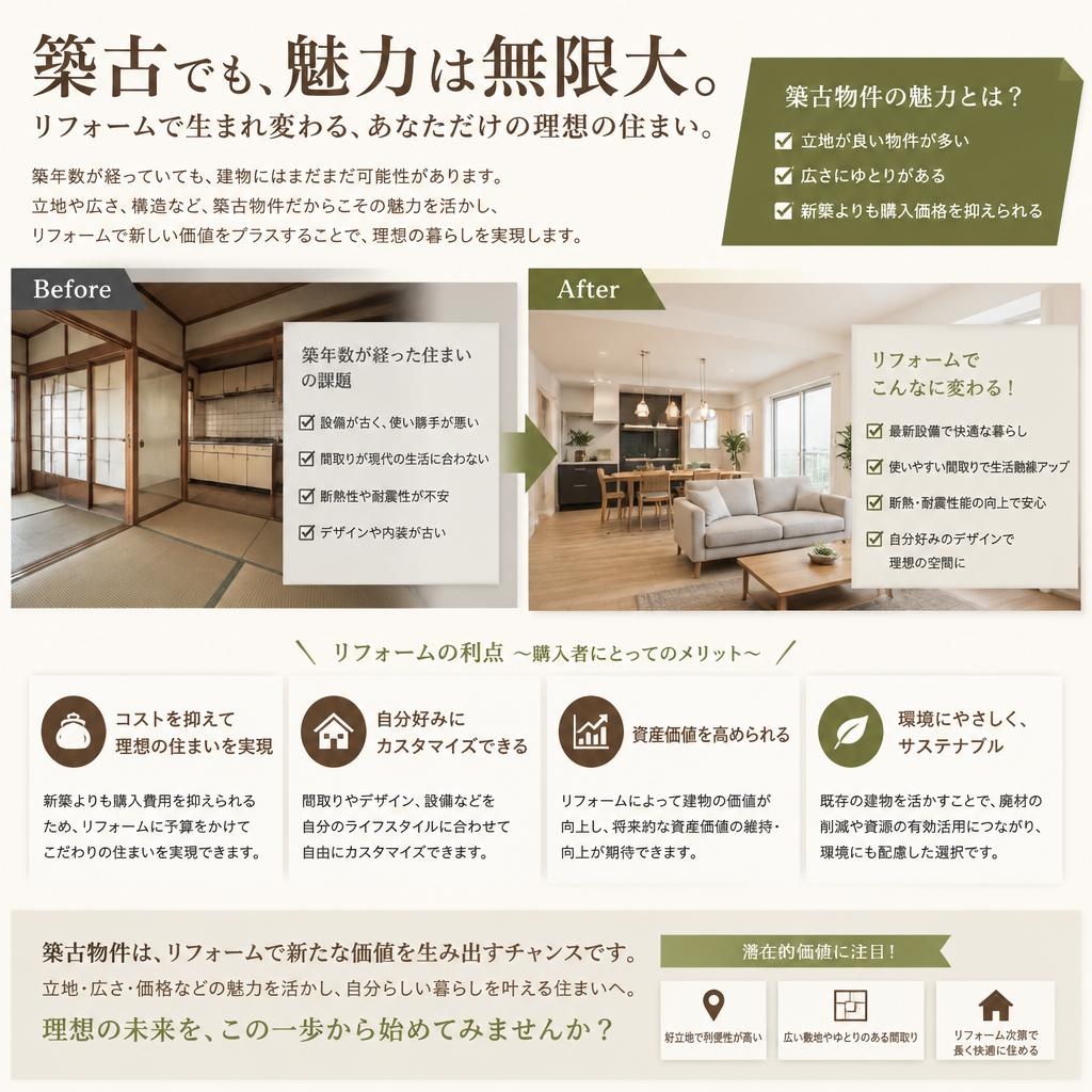 築古マンションが持つ魅力