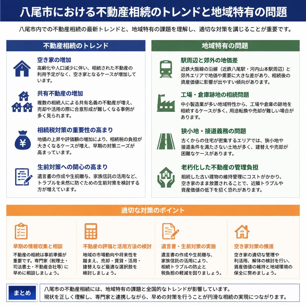 八尾市における相続の現状