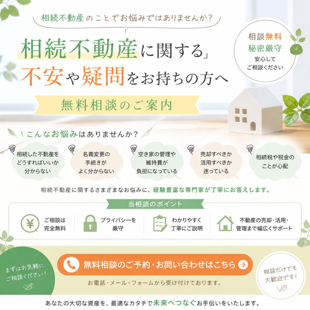 まずは無料相談を！
