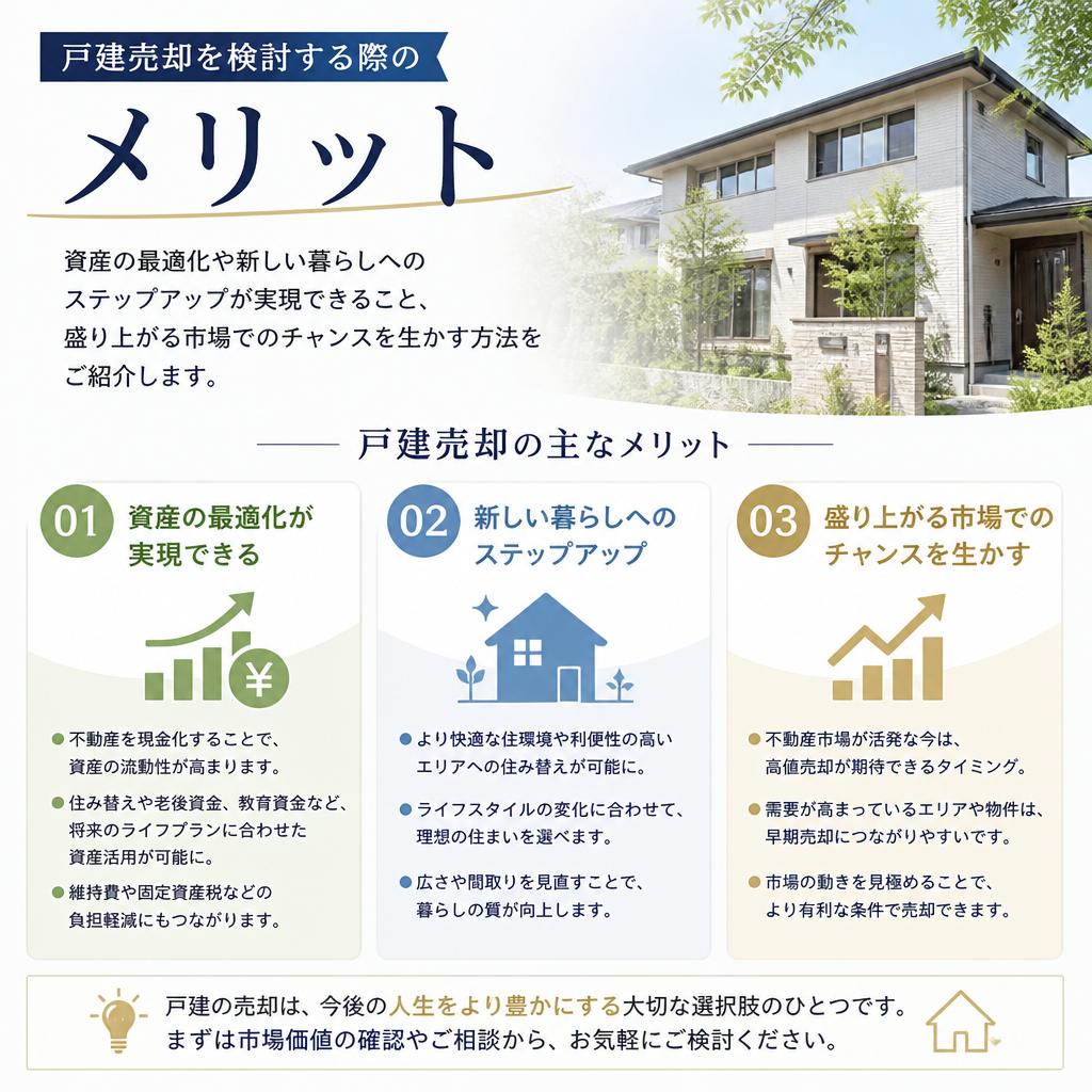 戸建売却のメリット