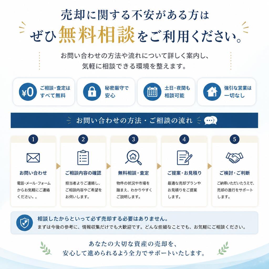 無料相談・査定のお申し込み