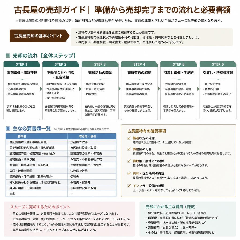 売却に向けた準備とプロセス