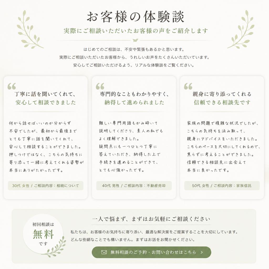 お客様の声