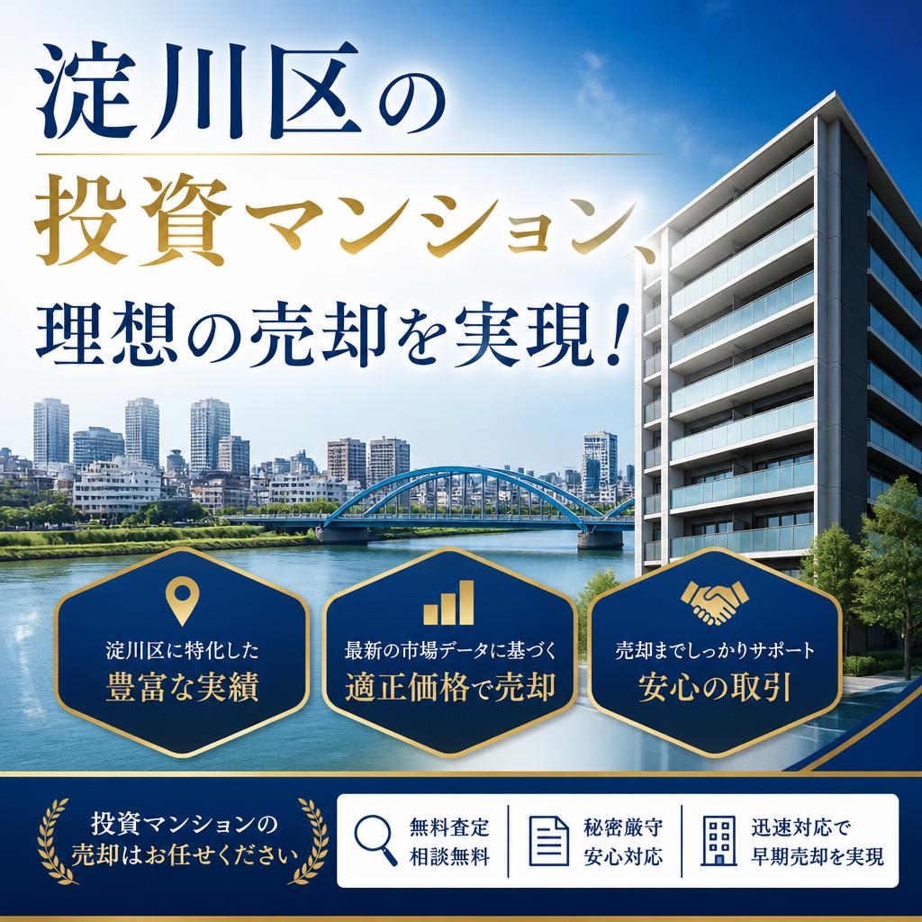 淀川区の投資マンション、理想の売却を実現！