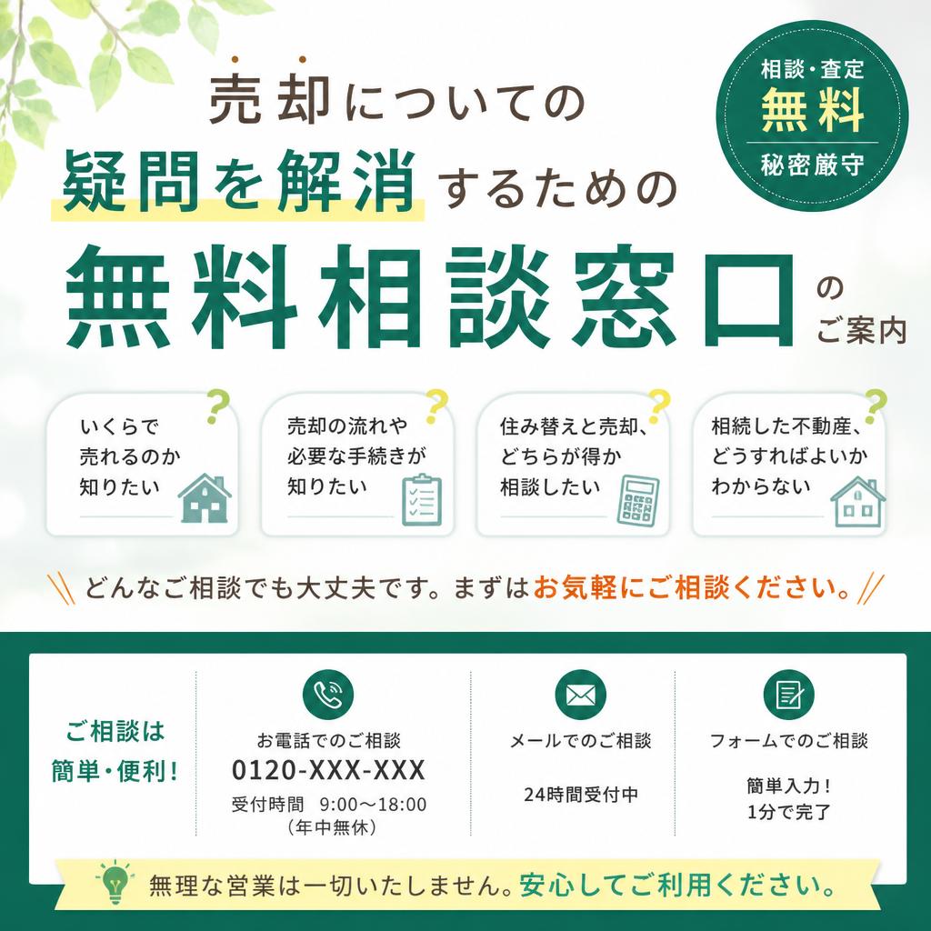 お問い合わせと無料相談のご案内