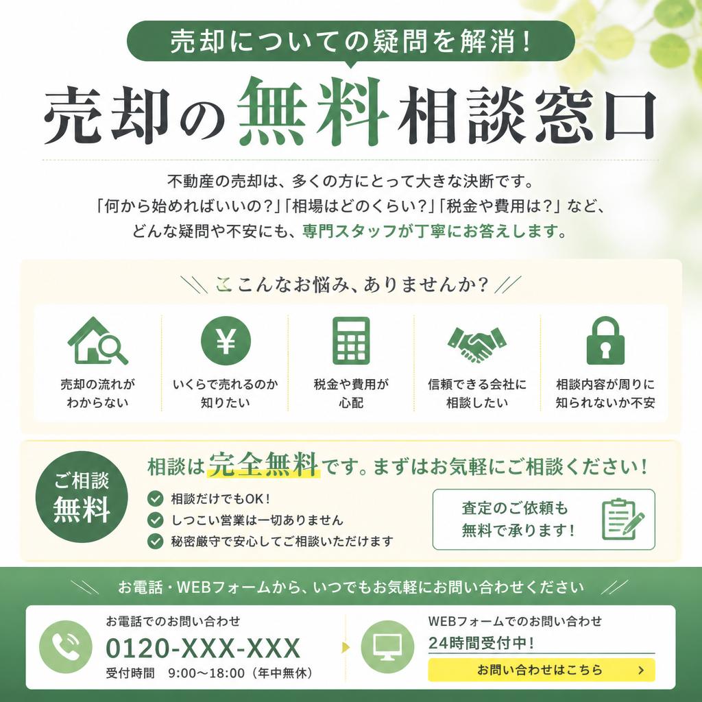 お問い合わせと無料相談のご案内