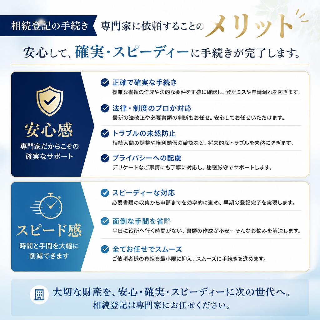 専門家に依頼するメリット
