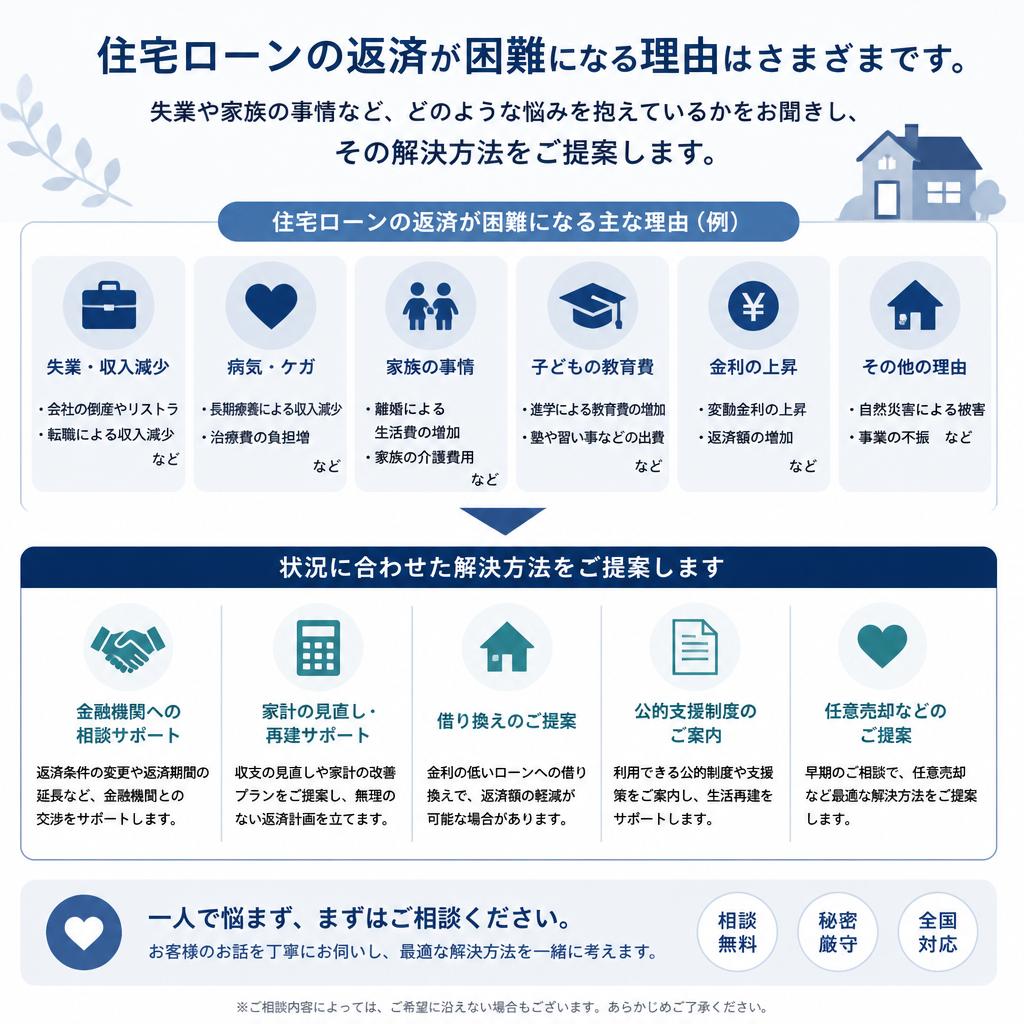 住宅ローン返済の悩み