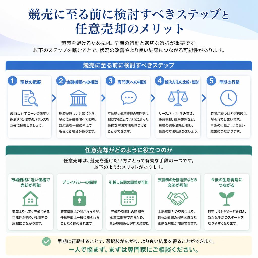 競売を避けるために