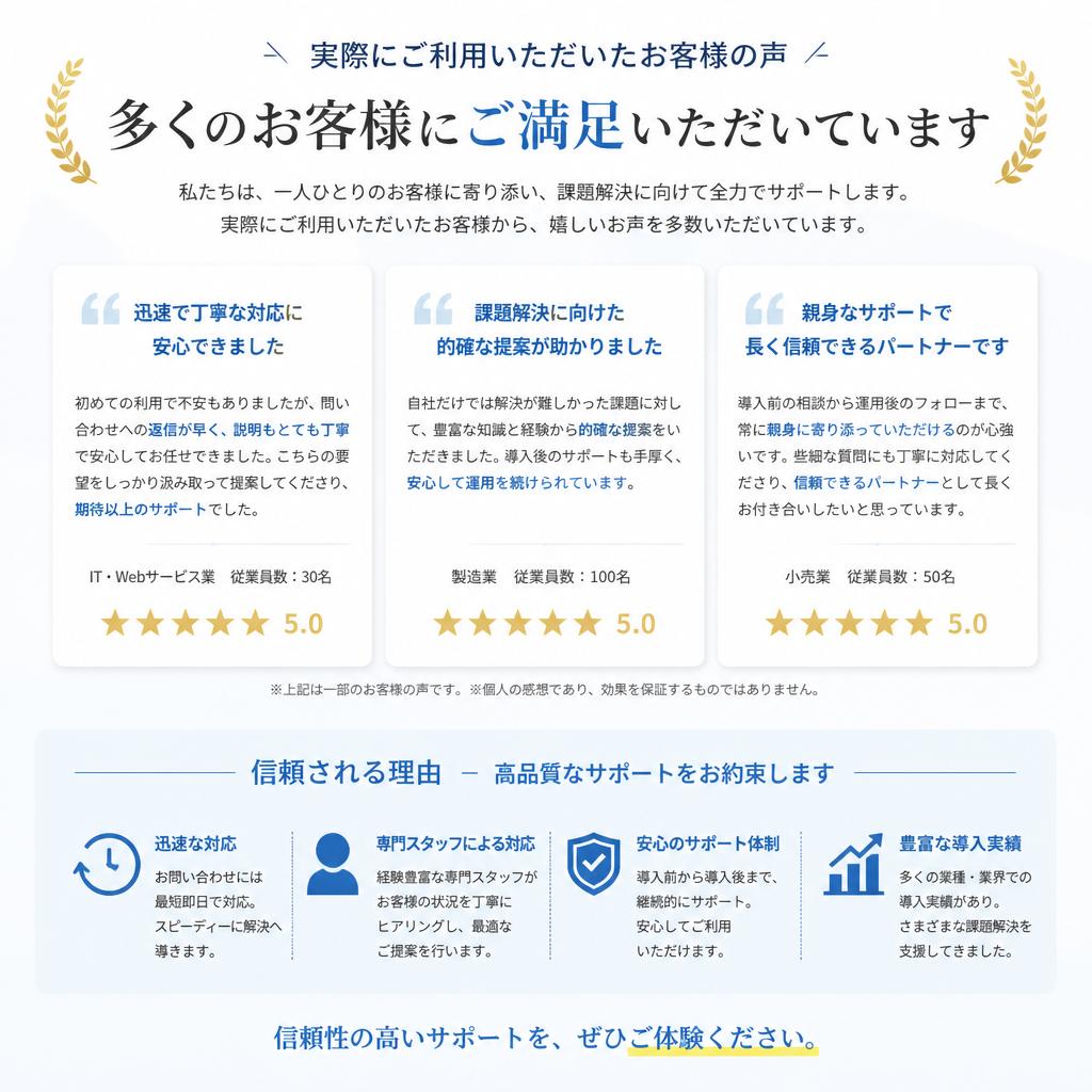 お客様の声