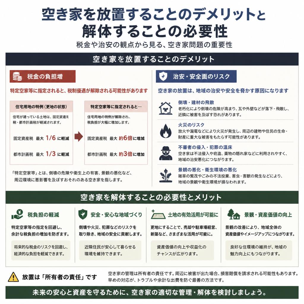 空き家の解体が必要な理由