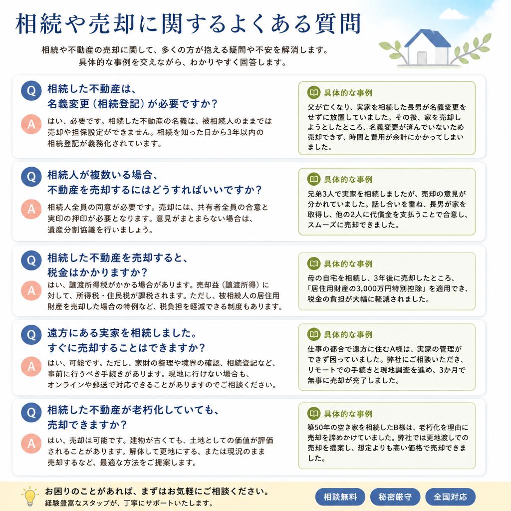 ご不安を解消するQ&A