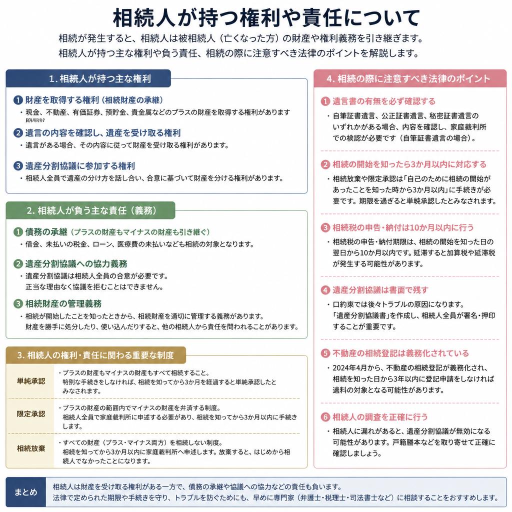 相続人の権利と責任