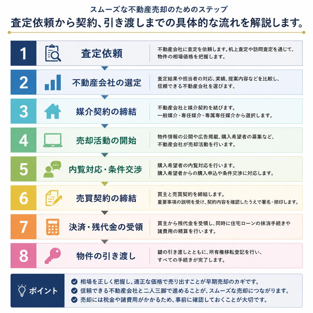 不動産売却の流れ