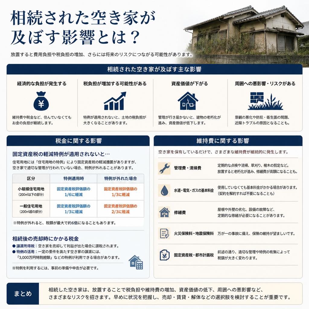 空き家の相続とその影響