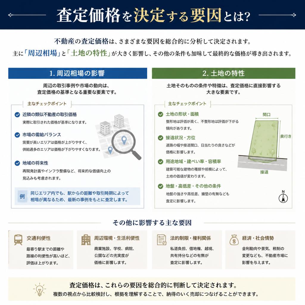 査定価格の決定要因