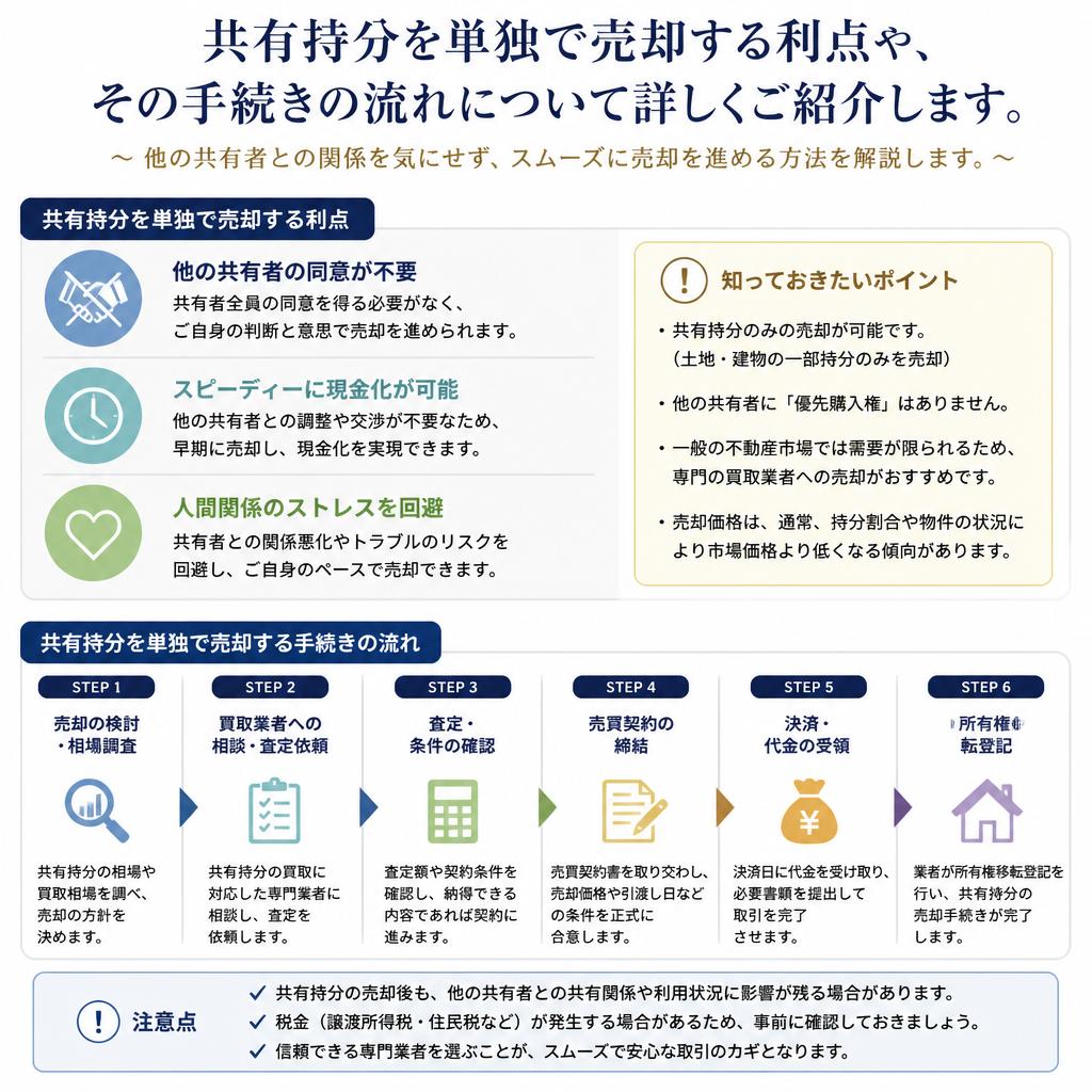 単独売却のメリットとは？