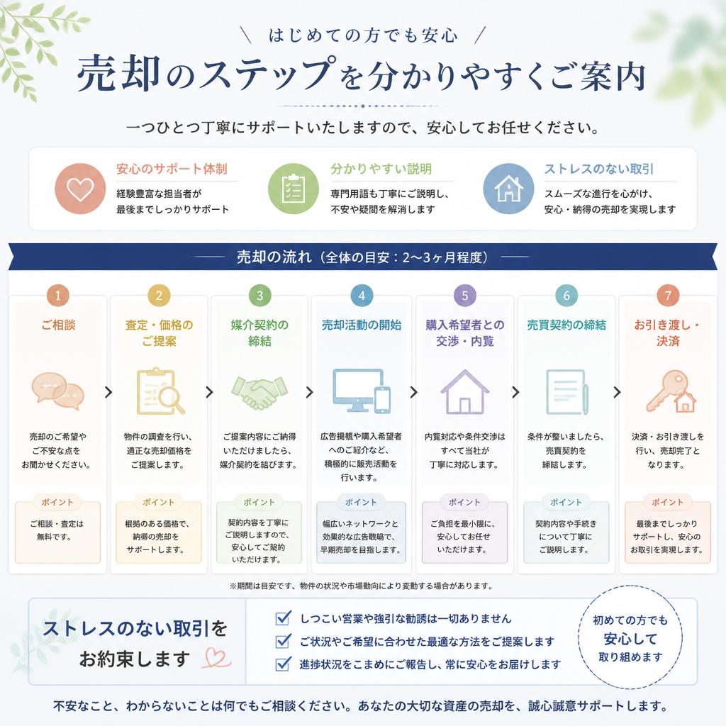 物件売却の流れとプロセス