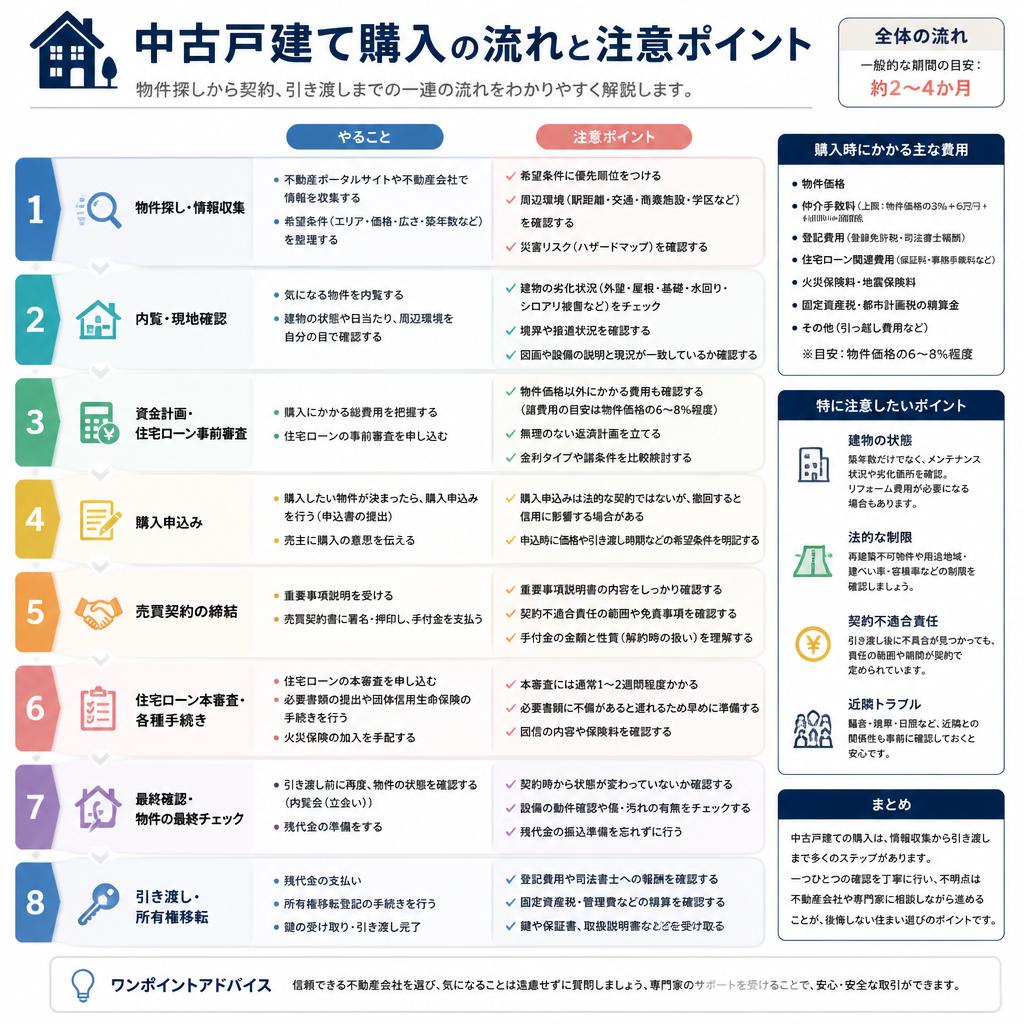 高槻市での物件購入の流れ