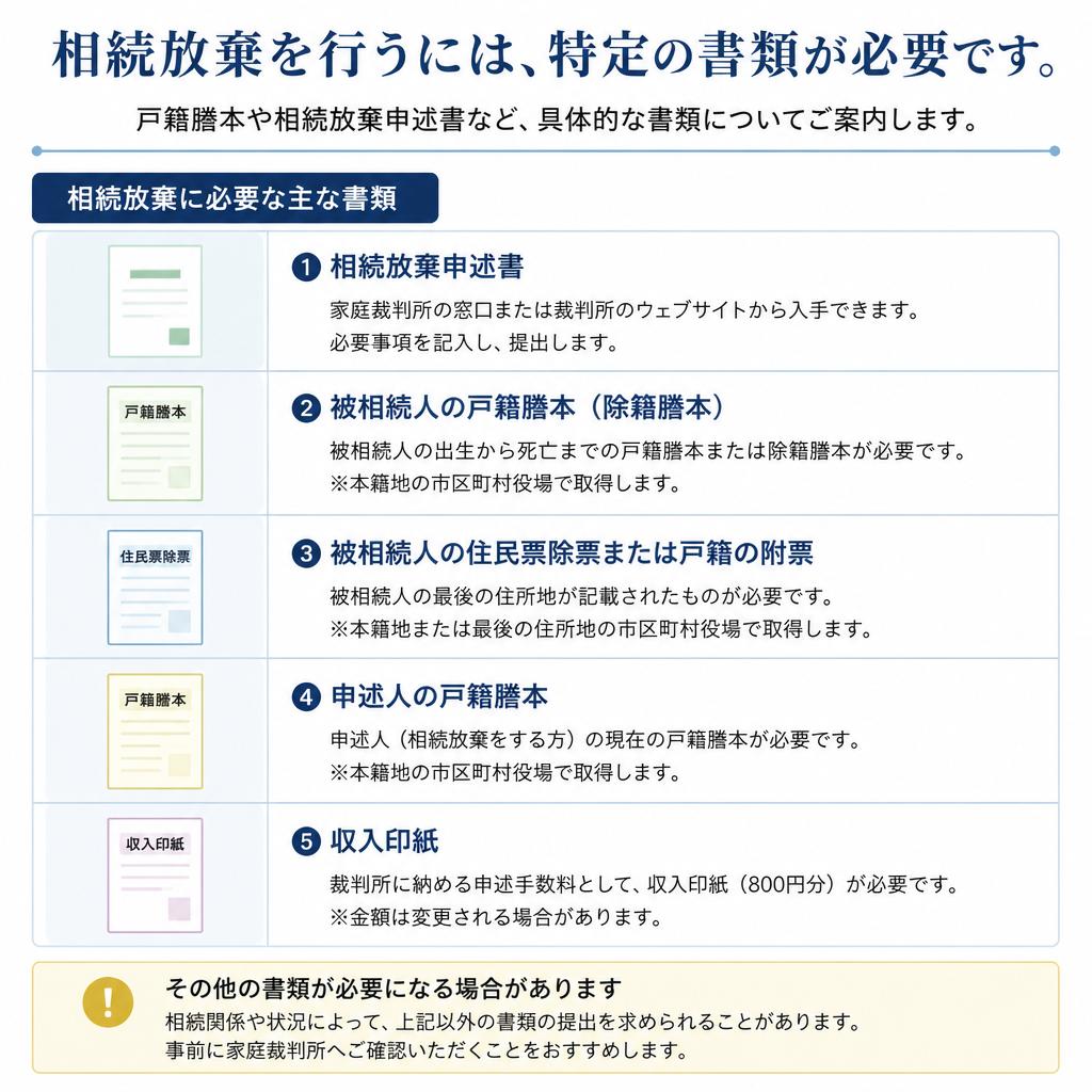 必要な書類は?