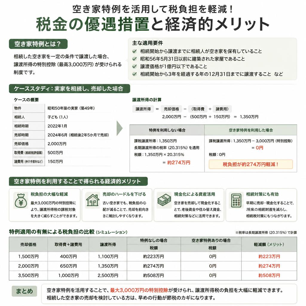 特例を活用した売却のメリット