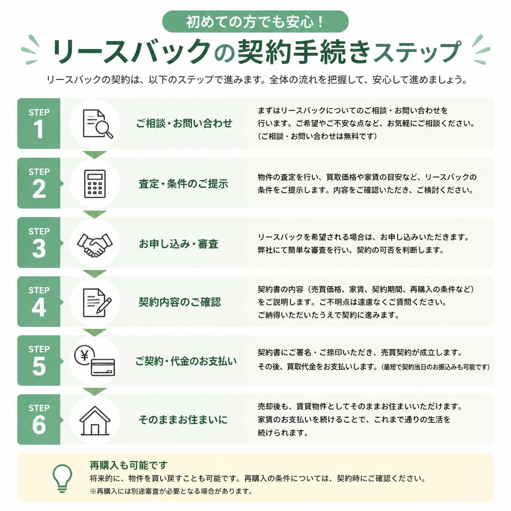 具体的な契約手続きの流れ