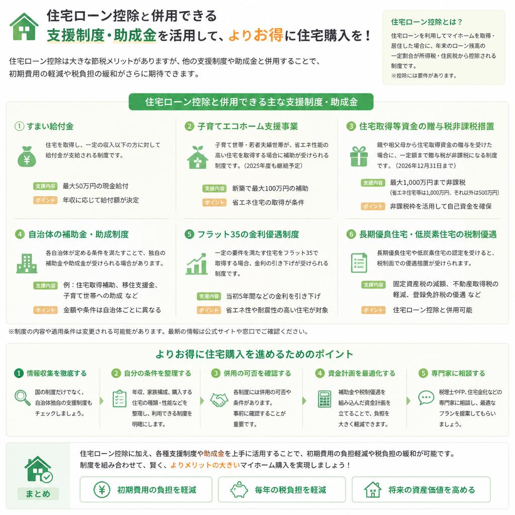 他の支援制度との併用