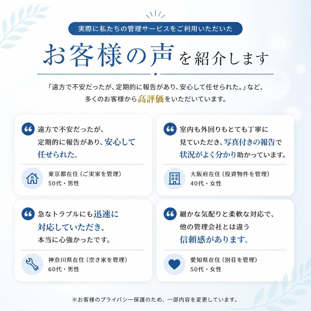 お客様の声
