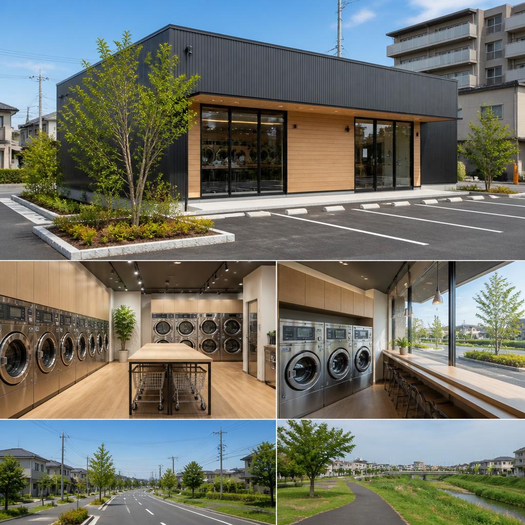 「摂津市」の土地を活かして、収益性の高いコインランドリーを開業しよう！
