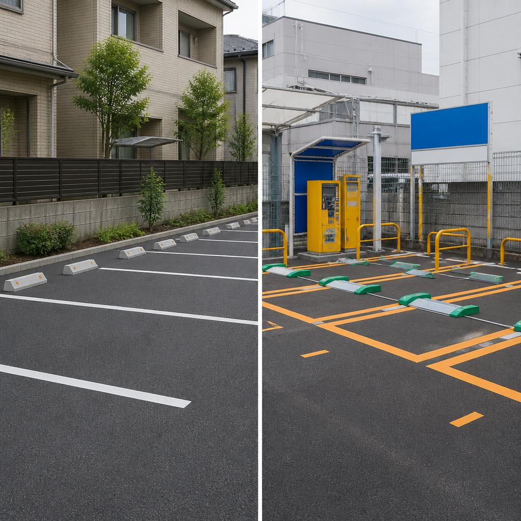 月極駐車場とコインパーキングの違い