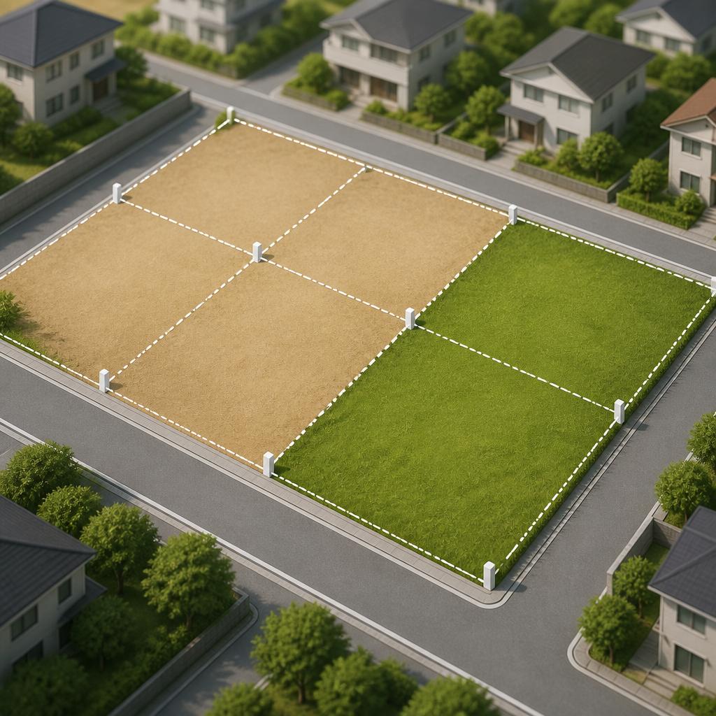 土地の分筆売却、あなたの隣地も一緒にサポートします！